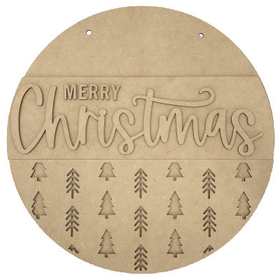 Retro Merry Christmas Hanger Kit