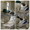 Mallards on Glass E-Pattern by Wendy Fahey