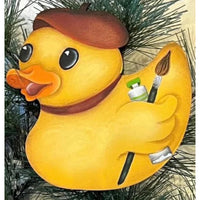 Art Duck Ornament By Linda O’Connell