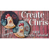 Don't Ruffle My Feathers E-Pattern by Chris Haughey