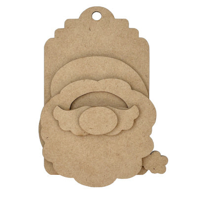 Layered Santa Tag Ornament