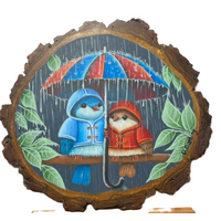 Blue and Ginger In The Rain E-Pattern By Debbie Cushing