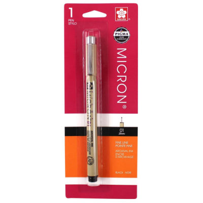 Micron Pen Black .01 Tip Size