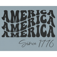 America America America 1776 Stencil