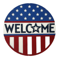 Patriotic Welcome Door Hanger