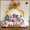 Happiness Grows in a Flower Garden Napkin Holder By Paola Bassan