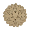 Gingerbread Snowflake Ornament