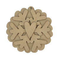 Gingerbread Snowflake Ornament