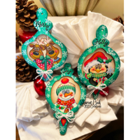 Festive Friends Ornaments E-Pattern By Sharon Cook