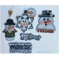 Snowie Surprises Christmas Unwrapped E-Pattern by Linda O' Connell