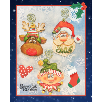 Jolly Joy and Jingle Ornaments E-Pattern By Sharon Cook