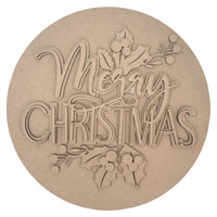 Merry Christmas Holly Hanger