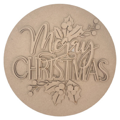 Merry Christmas Holly Hanger