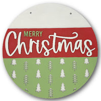 Retro Merry Christmas Hanger Kit
