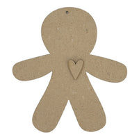 Gingerbread Heart Ornament