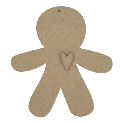 Gingerbread Heart Ornament