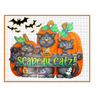 Scaredy Catz E-Pattern By Sharon Cook