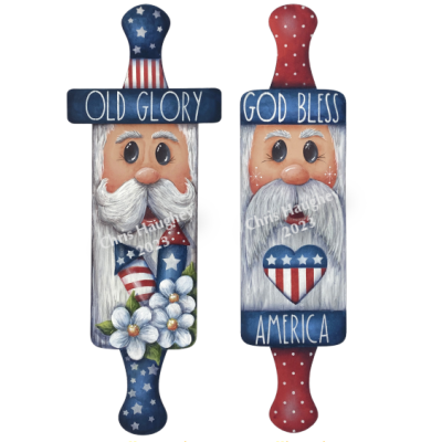 All American Sam Rolling Pins Pattern by Chris Haughey