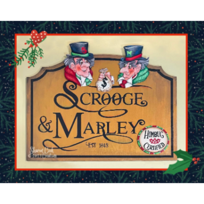 Scrooge and Marley E-Pattern By Sharon Cook