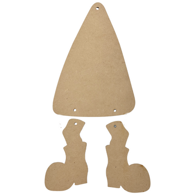 Trick or Treat Ghostie Wood Kit