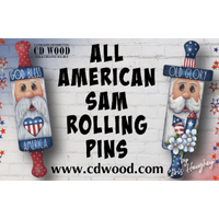 All American Sam Rolling Pins E-Pattern by Chris Haughey