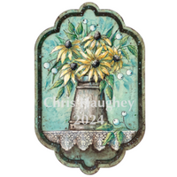 Black Eyed Susan's  Pattern by Chris Haughey