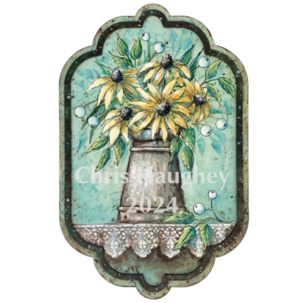 Black Eyed Susan's  Pattern by Chris Haughey