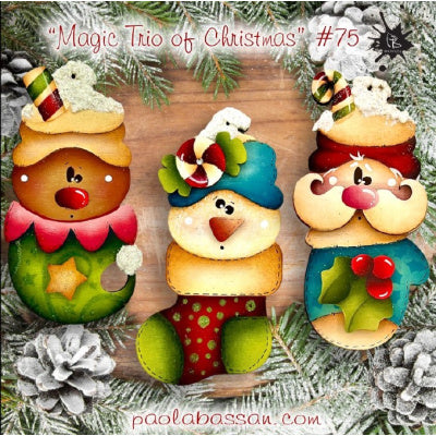 Magic Trio of Christmas E-Pattern By Paola Bassan
