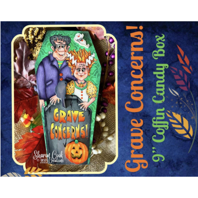 Grave Concerns Coffin Box E-Pattern By Sharon Cook