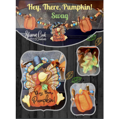 Hey, There, Pumpkin! E-Pattern By Sharon Cook