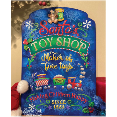 Santa's Toy Shop E-Pattern By Sharon Cook