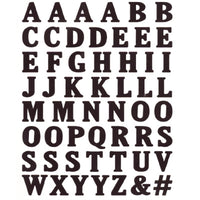 Unfinished Wood Serif Letters 1.25" 54/Pkg