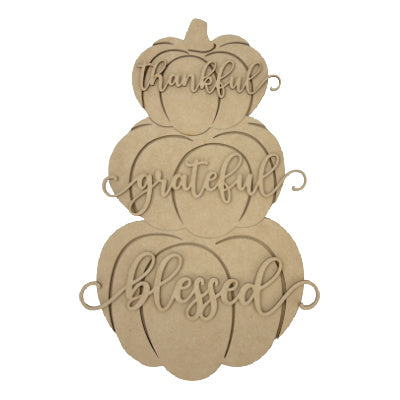 Thankful Grateful Blessed Hanger Kit