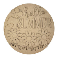 Hello Summer Daisy Hanger