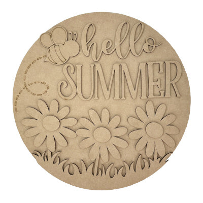 Hello Summer Daisy Hanger