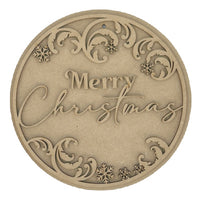 Merry Christmas Flourish Stacker Ornament Kit