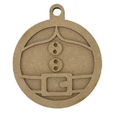 Christmas Friends Santa Ornament