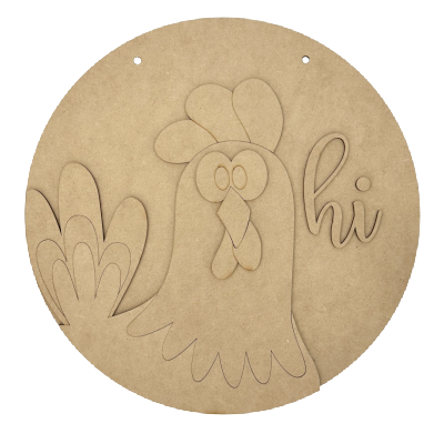 Rooster Welcome Hanger Kit