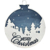 Merry Christmas Scene Ornament Door Hanger
