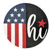 Patriotic Hi Door Hanger