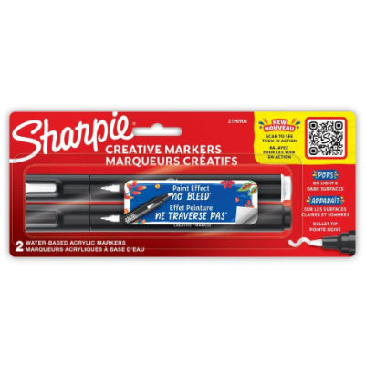 Sharpie Creative Bullet Tip Markers 2/Pkg