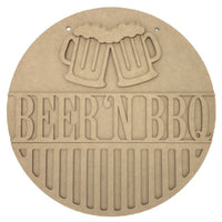 Beer N BBQ Door Hanger Kit