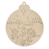 O Holy Night Scene  Door Hanger