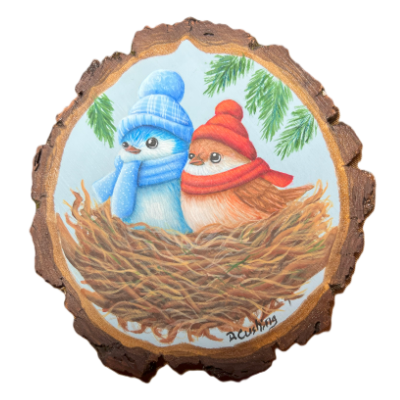 Blue and Ginger Nesting E-Pattern By Debbie Cushing