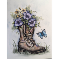 Retired (Pen & Ink) E-Pattern by Wendy Fahey