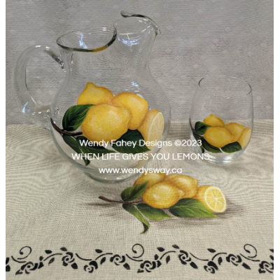 When Life Give You Lemons  E-Pattern by Wendy Fahey