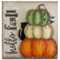 Scarecrow and Pumpkins E-Pattern By Liz Vigliotto