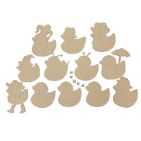 Quackers Set 2 Ornaments By Linda O'Connell