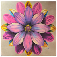 Fantasy Flower II, Colored Pencils E-Pattern By Debbie Cushing
