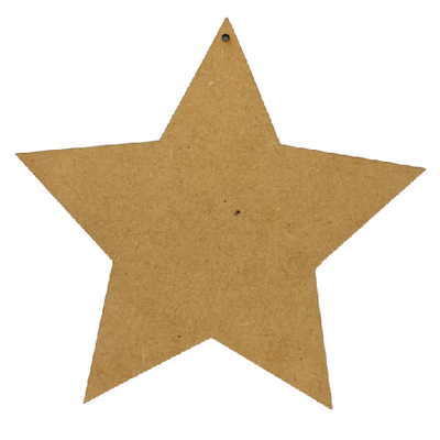 5" Star Ornaments - 20 Pack